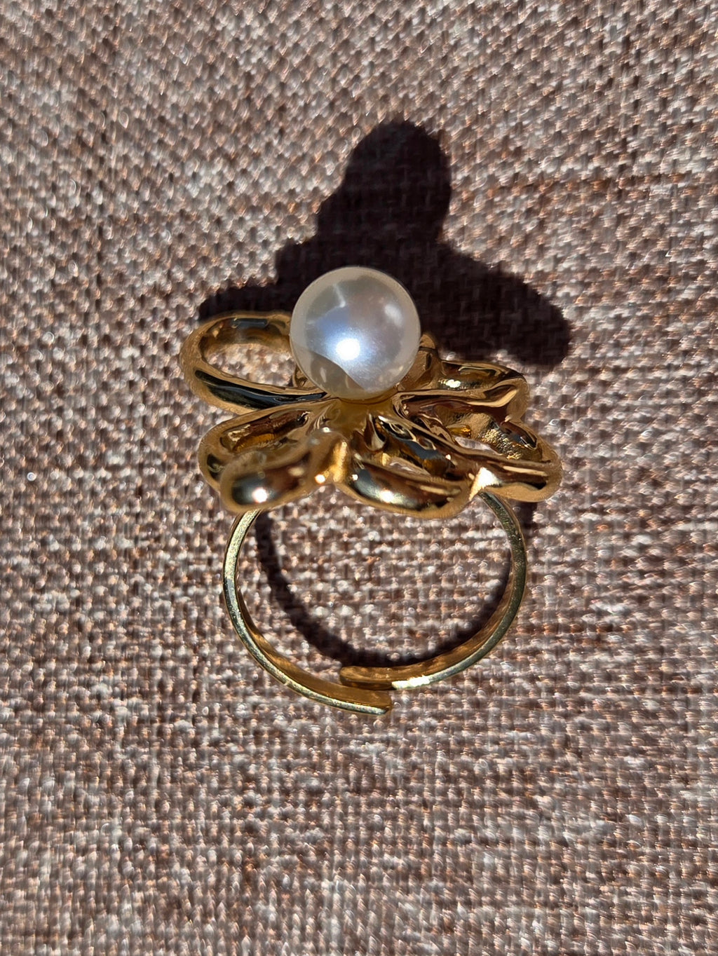 Flower Pearl Ring