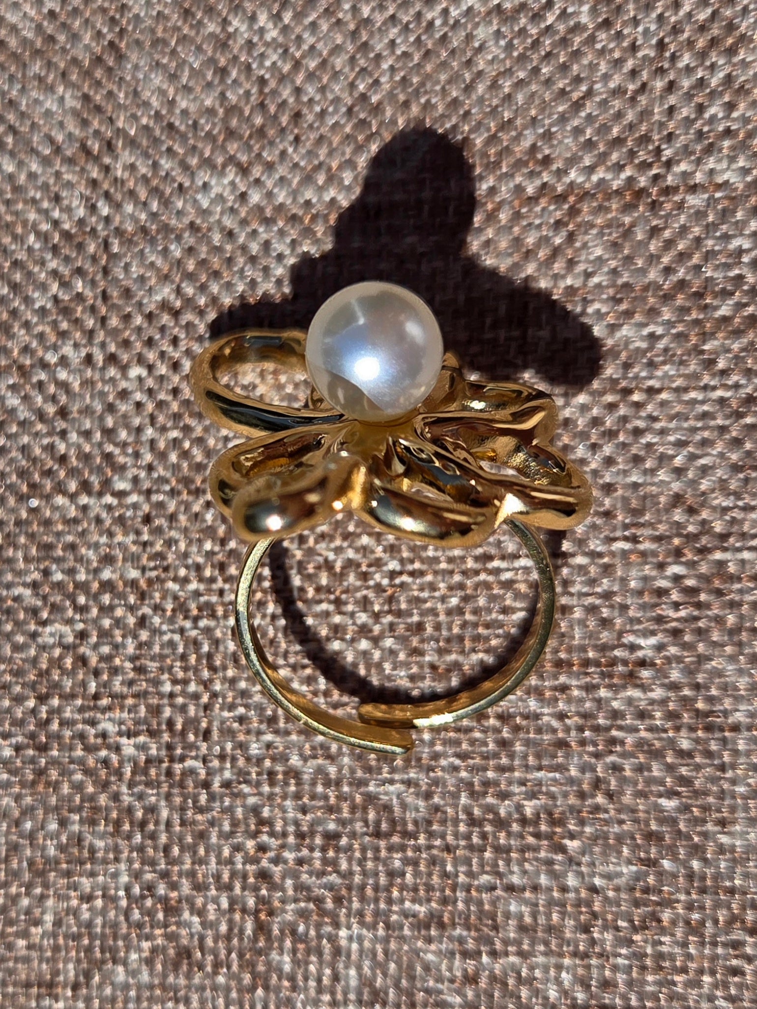 Flower Pearl Ring