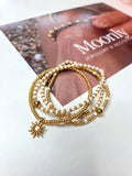 Elastische armband wit