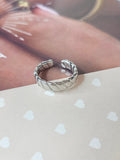 Fox ring zilver