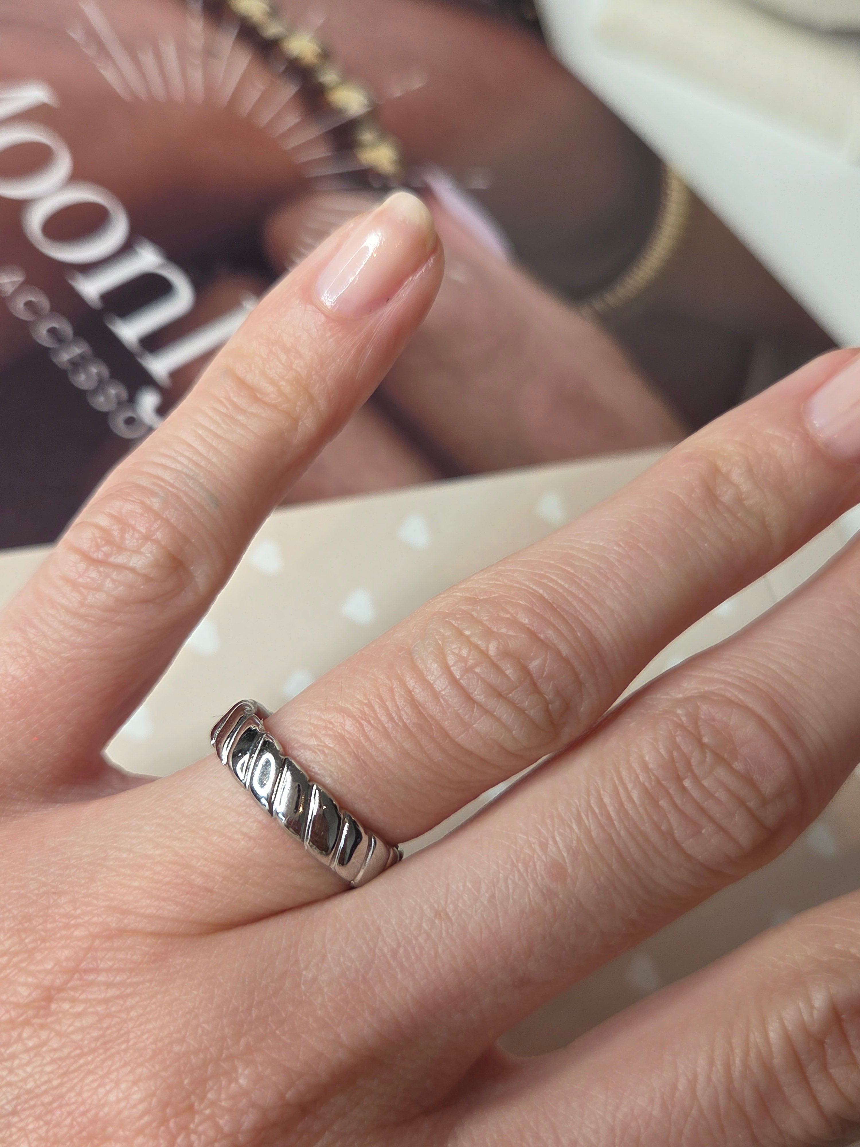 Fox ring zilver