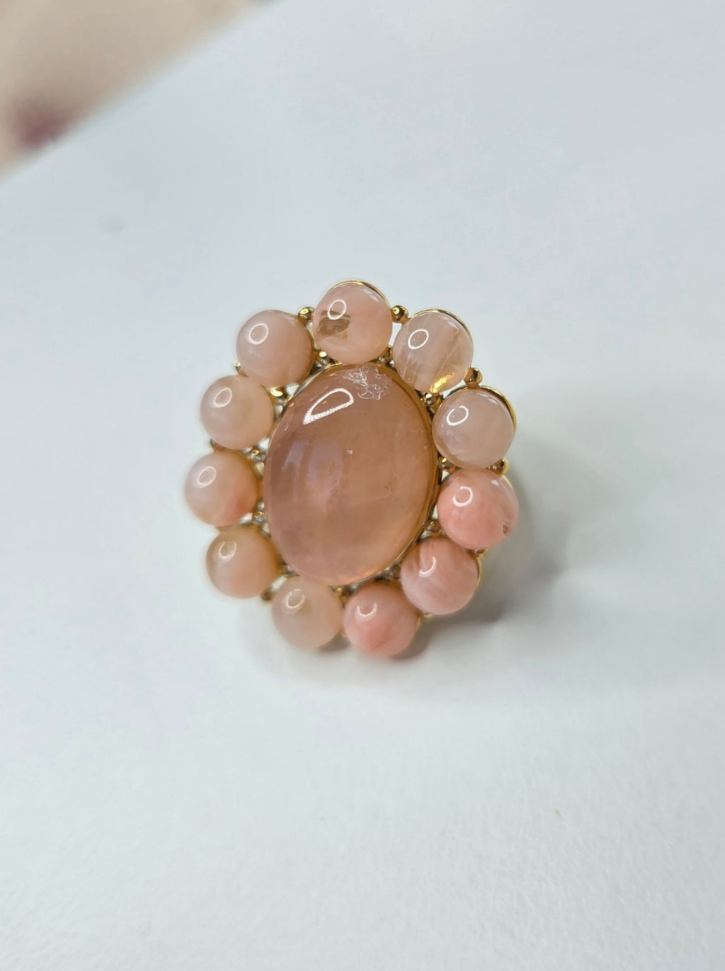 Monica ring soft pink