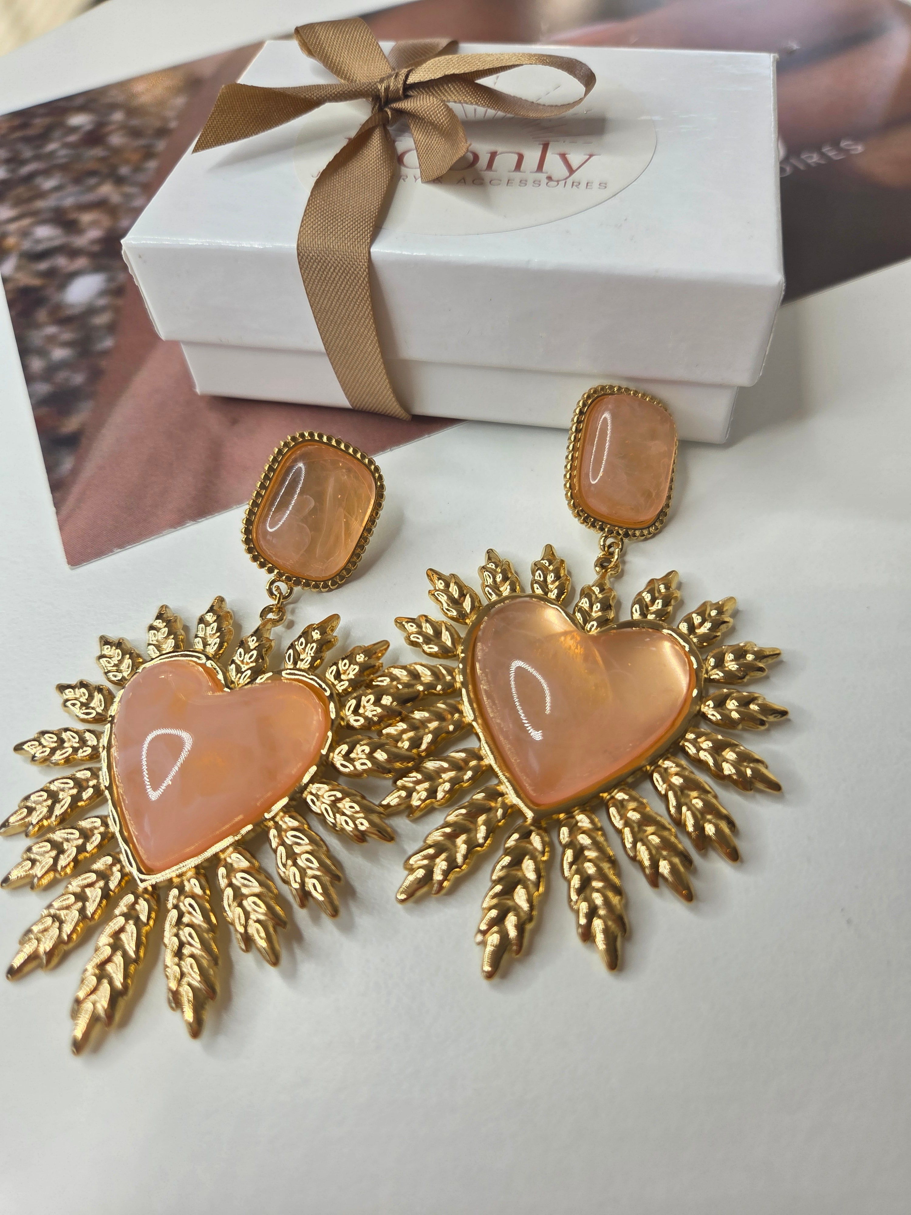 Lucy Earrings Roze