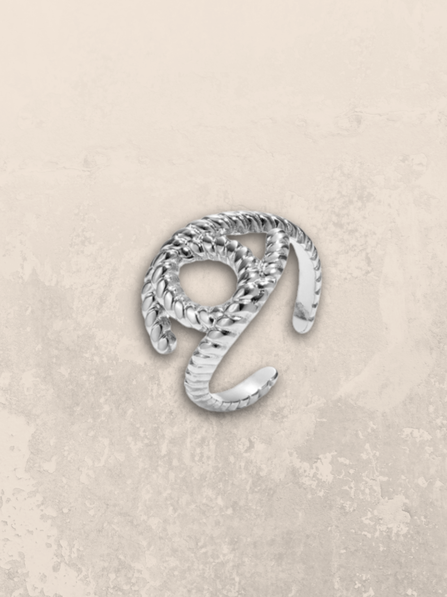Rope Ring Silver
