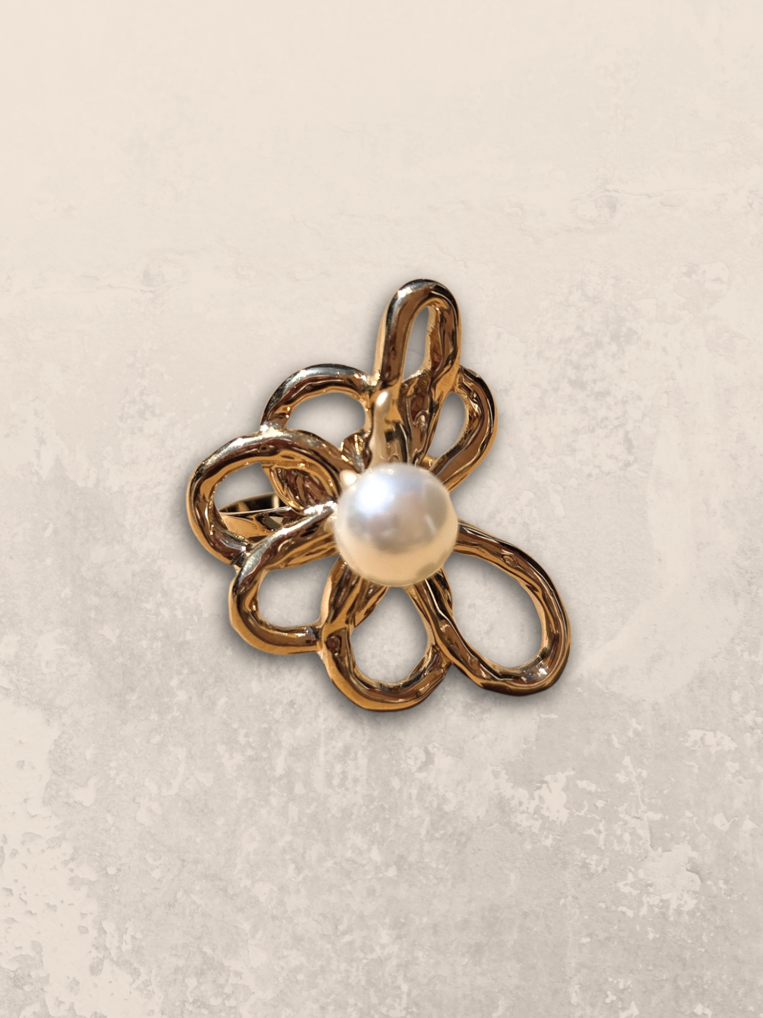 Flower Pearl Ring