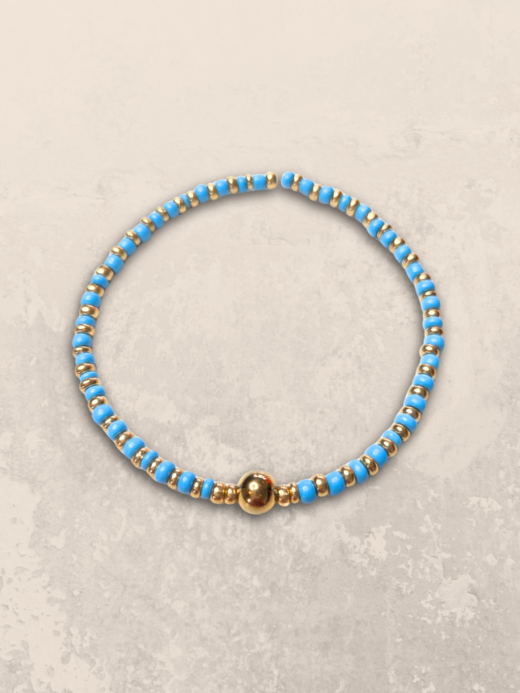 Elastische armband baby blauw