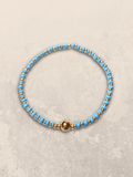 Elastische armband baby blauw