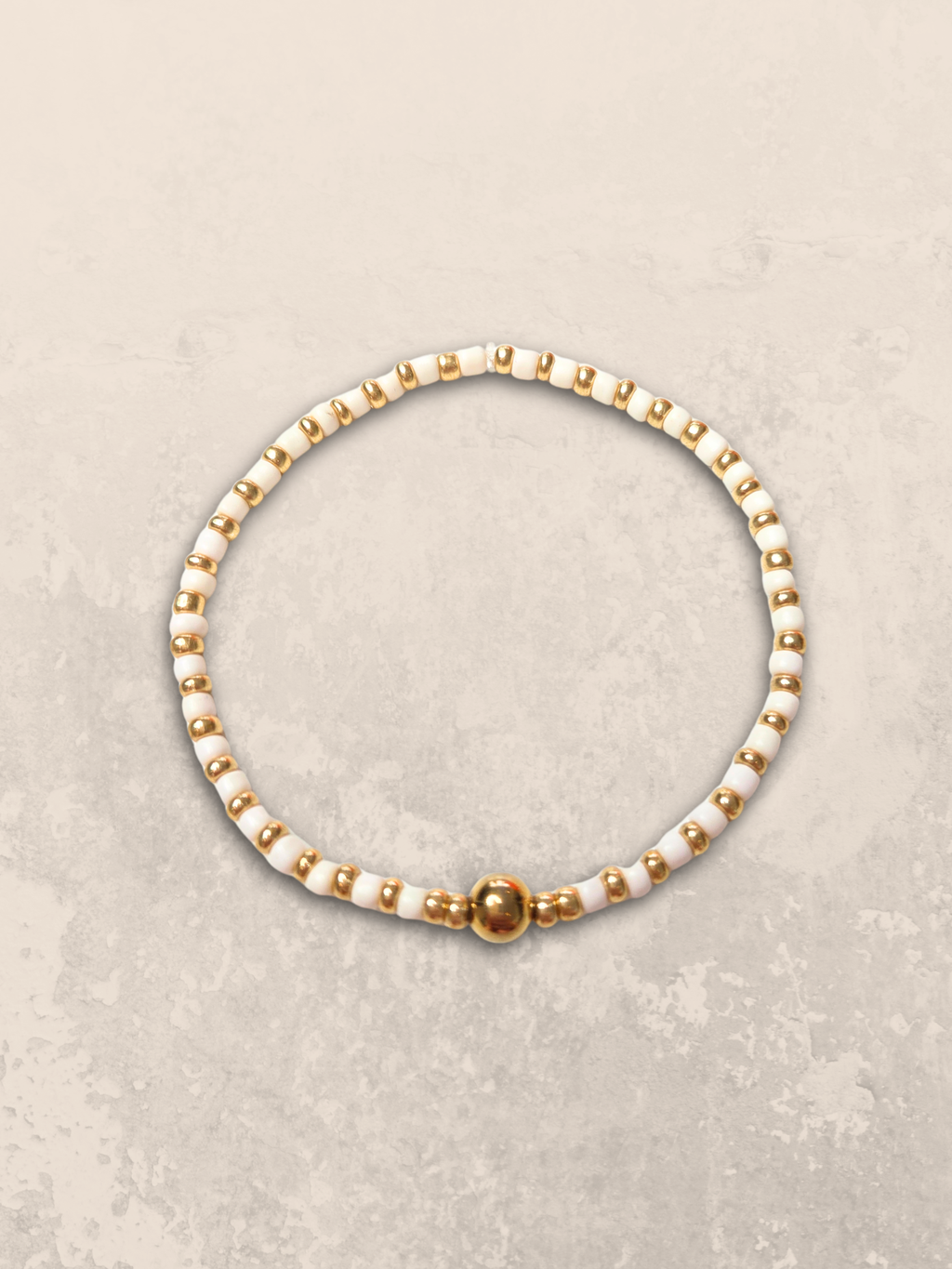 Elastische armband wit