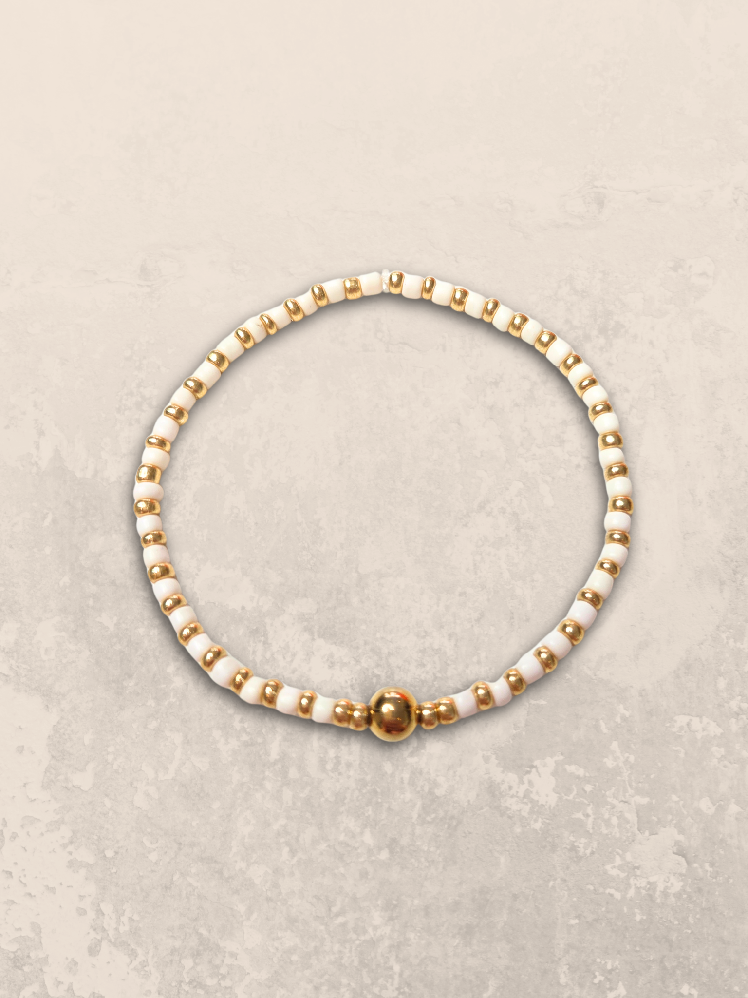 Elastische armband wit