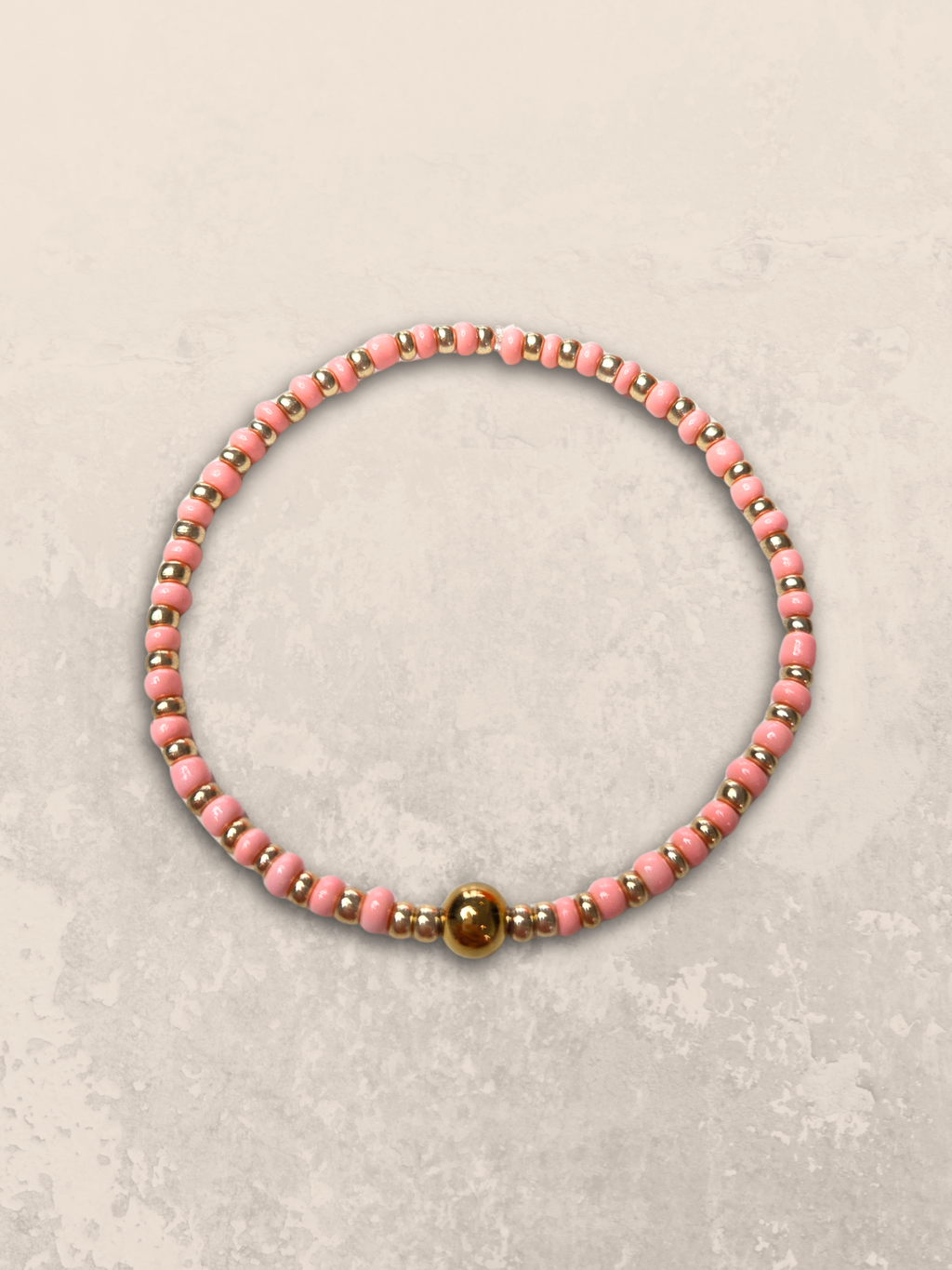 Elastische armband baby roze
