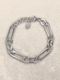Schakelarmband Zilver