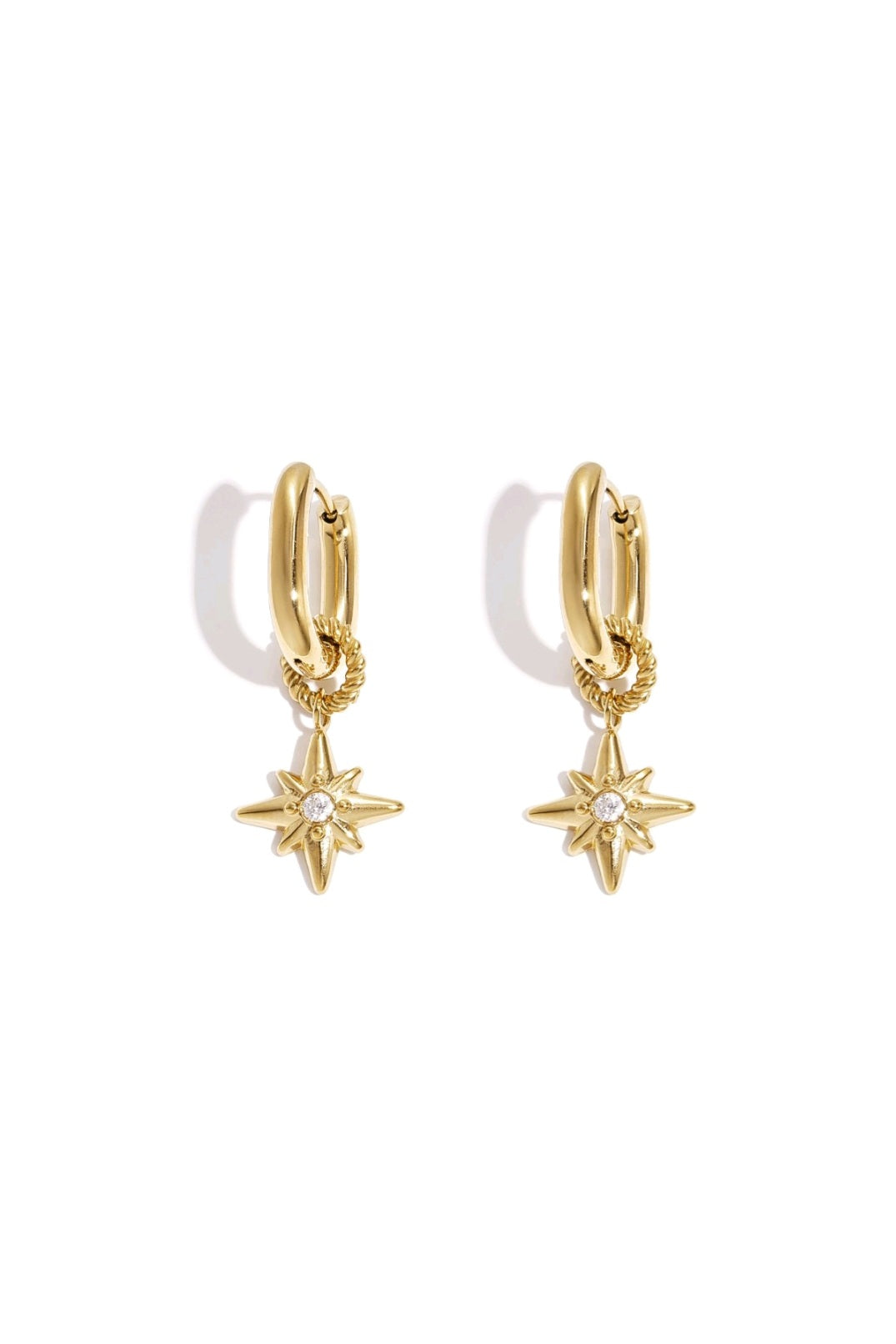 Rising Star Earrings Gold