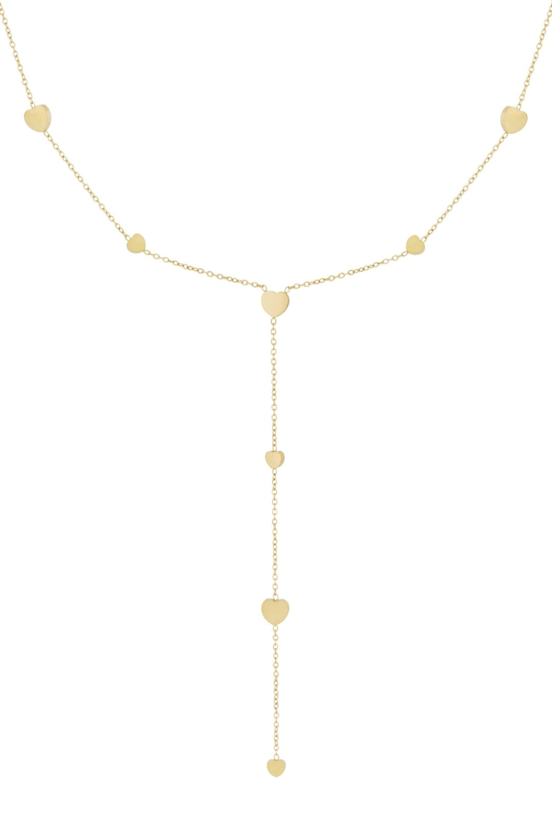 Y Necklace hearts
