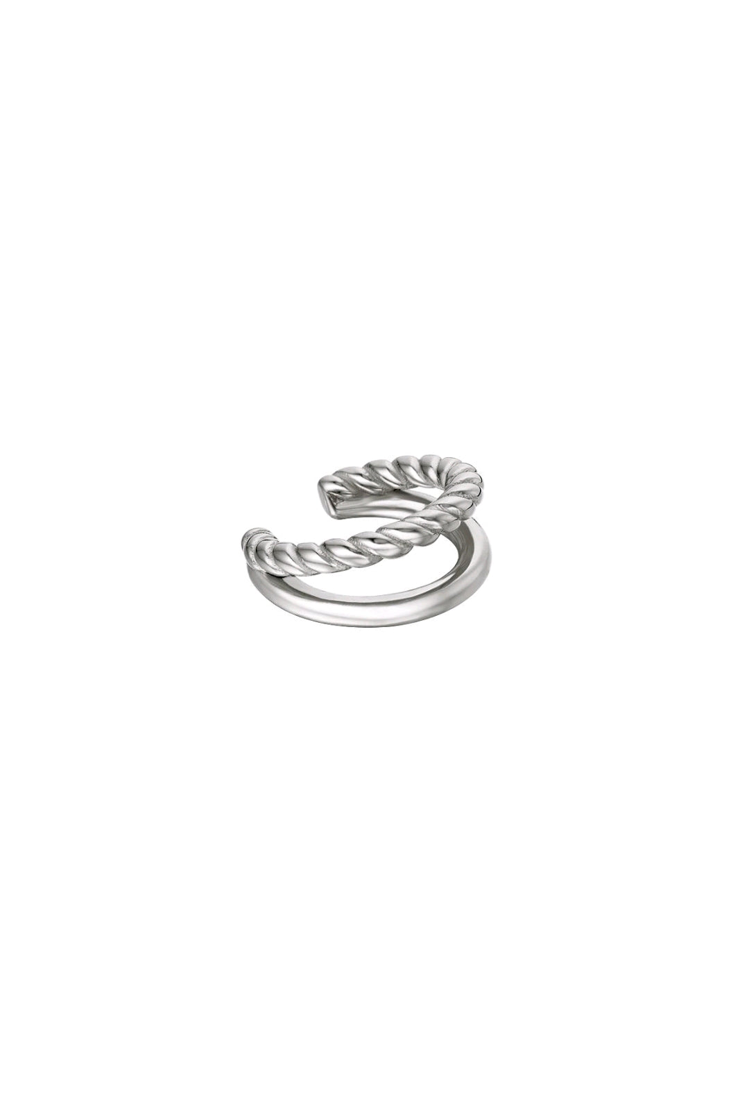 Earcuff Silver rope