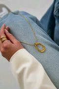 Oval Long Necklace