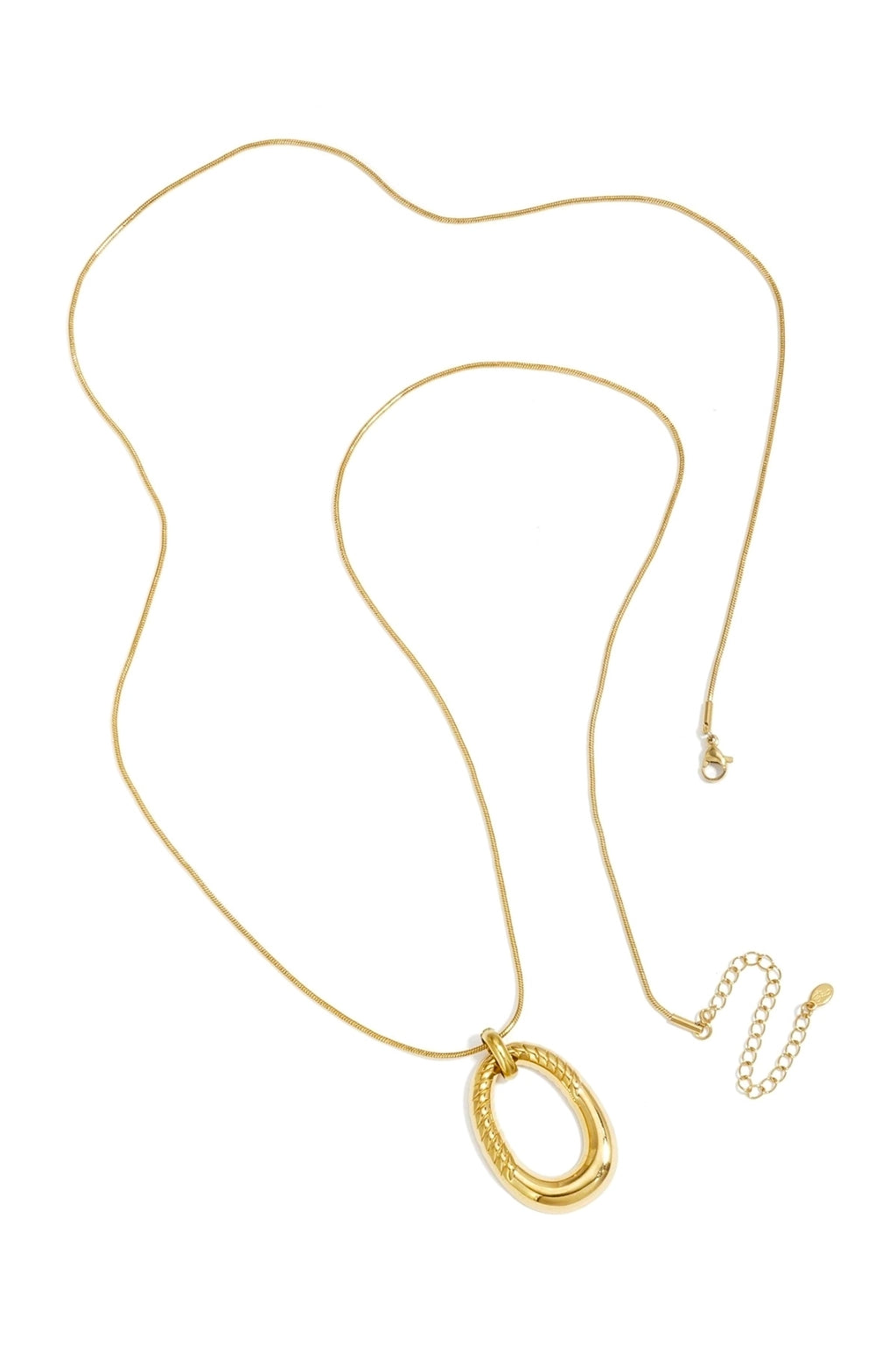 Oval Long Necklace