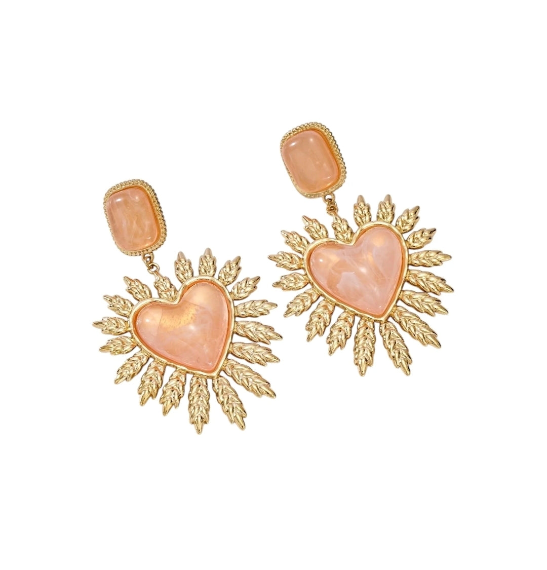 Lucy Earrings Roze