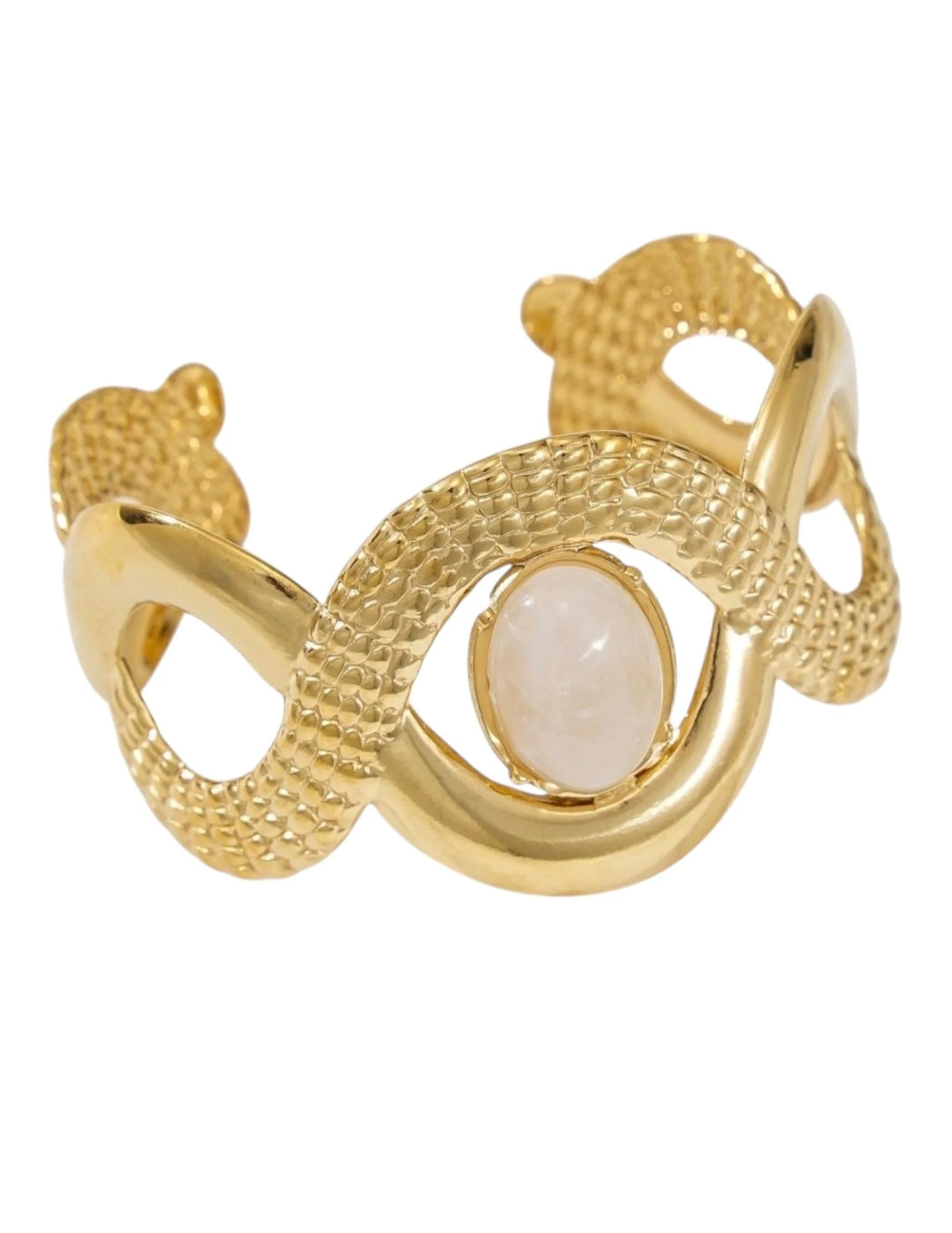 Bangle Beige steen