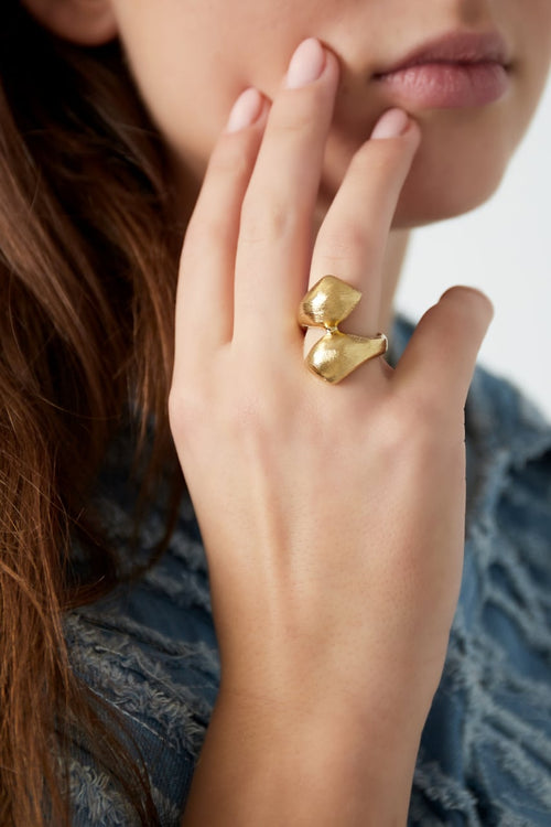 Bold ring Gold (maat 17)