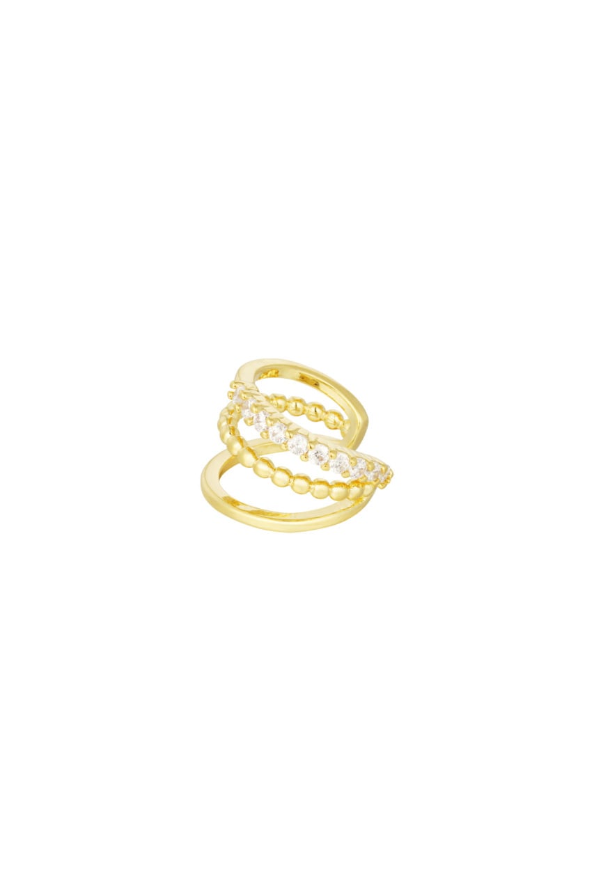 Earcuff tripple gold