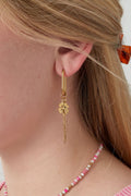 Good luck earrings gold
