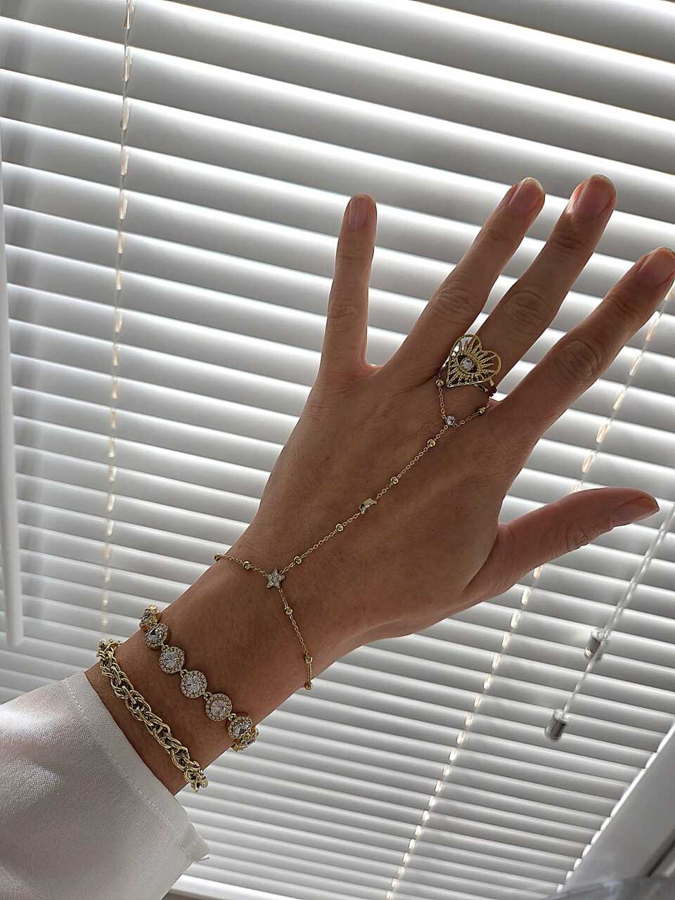 Strass Bracelet Gold