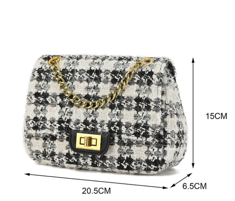 Inspired crossbody bag
