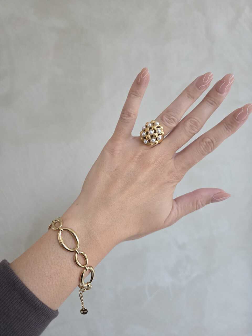 Octa Gold Ring