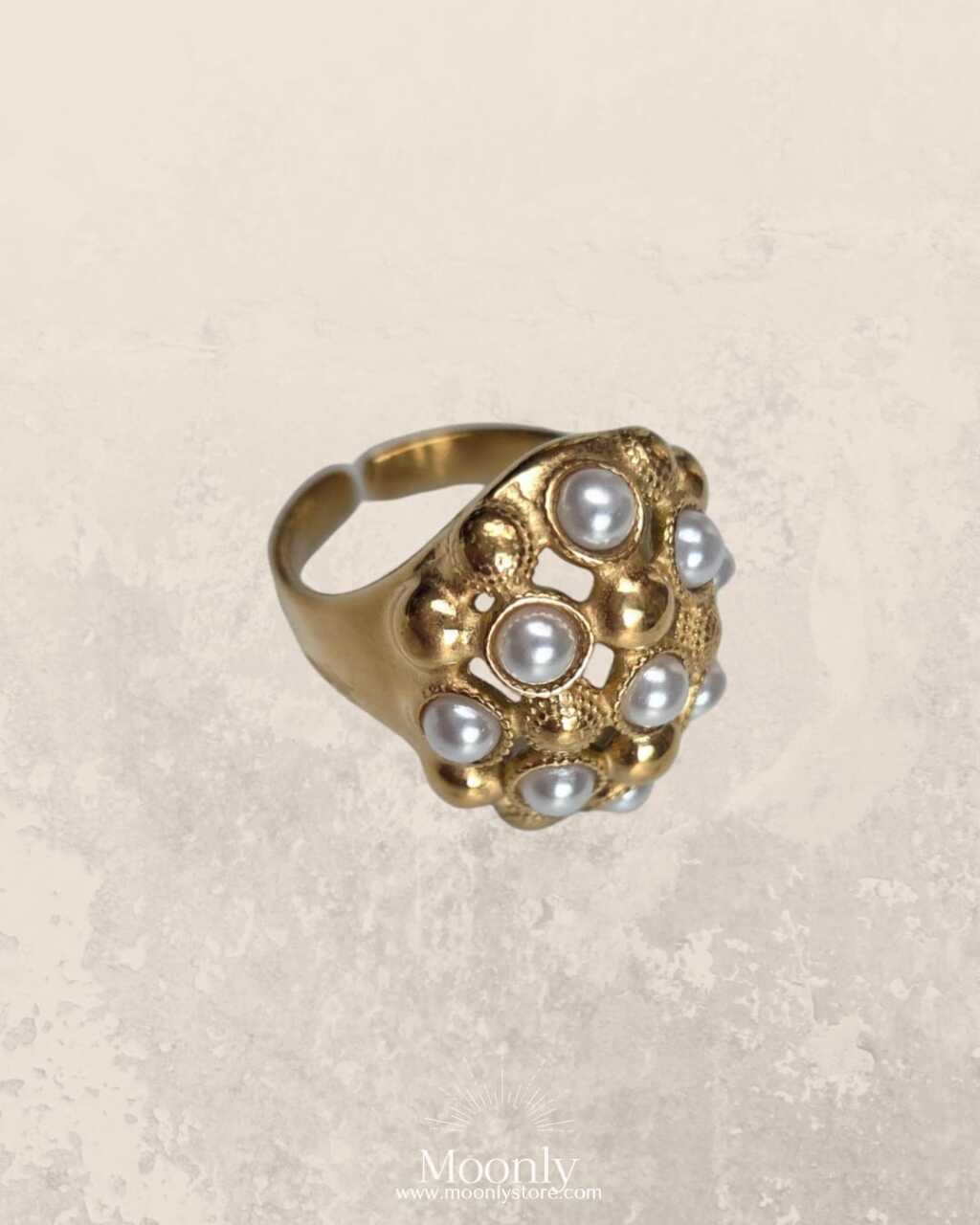 Octa Gold Ring