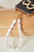 Phone pearl strap