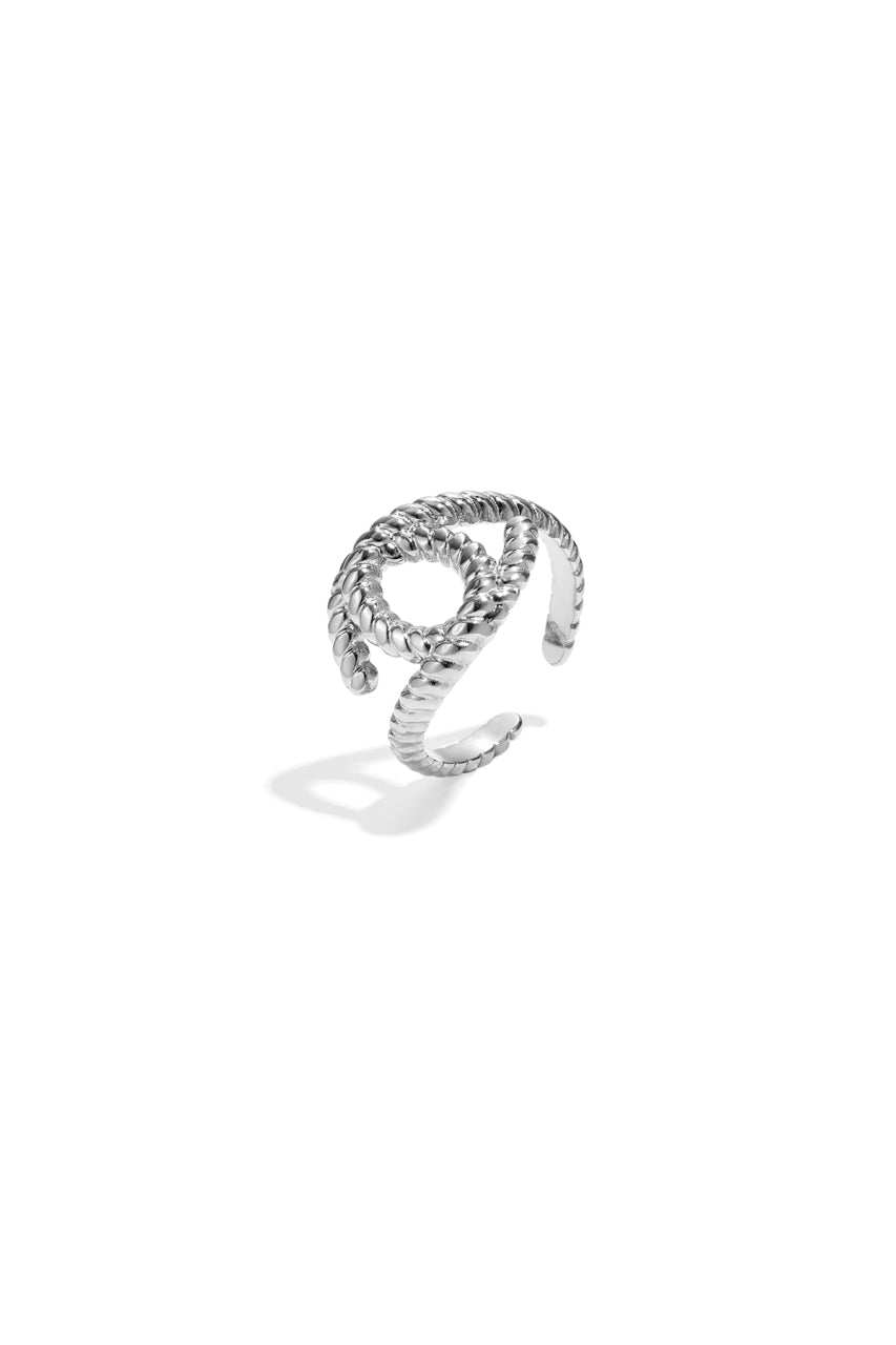 Rope Ring Silver