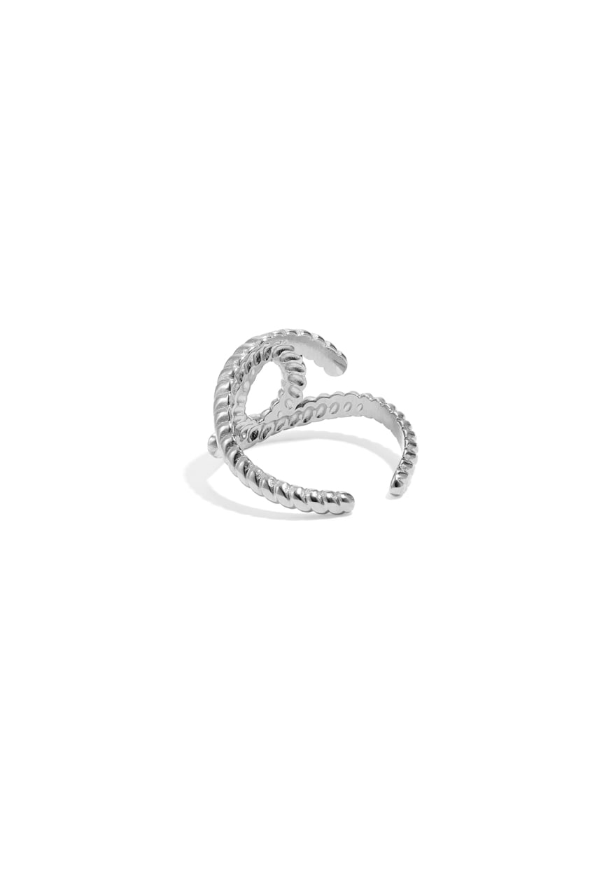 Rope Ring Silver