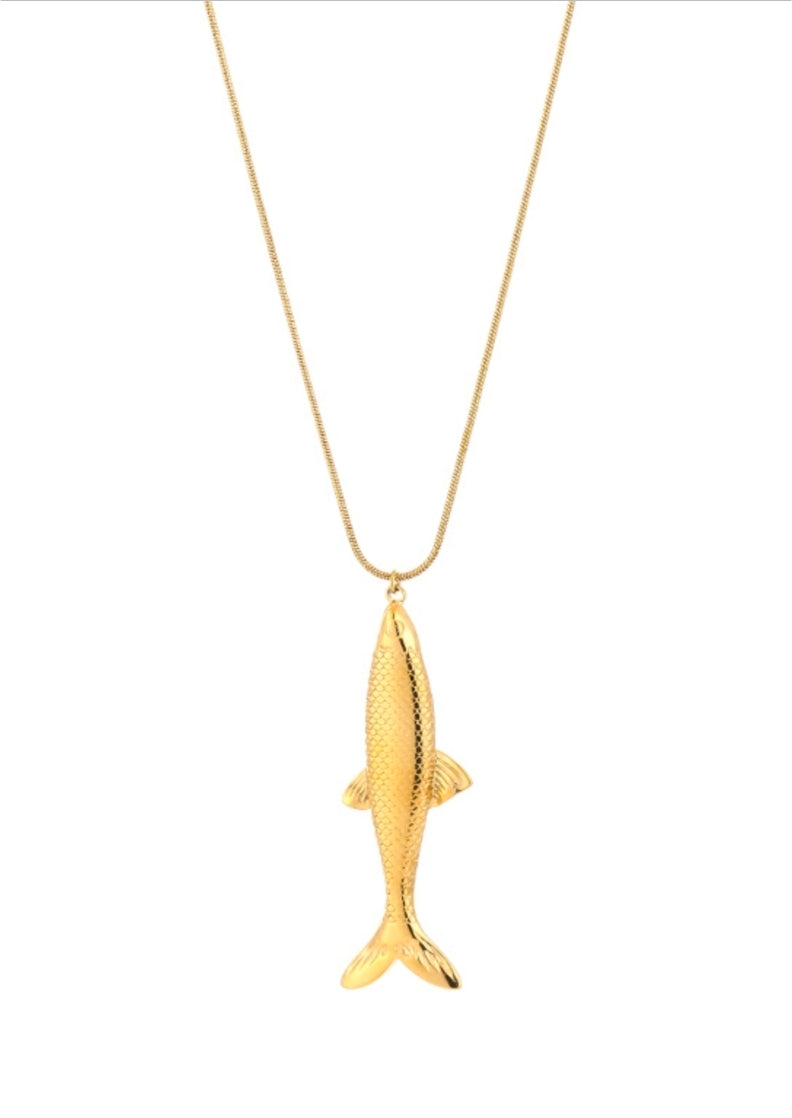 Fish Necklace long