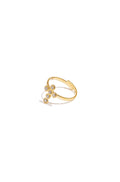Cross ring gold