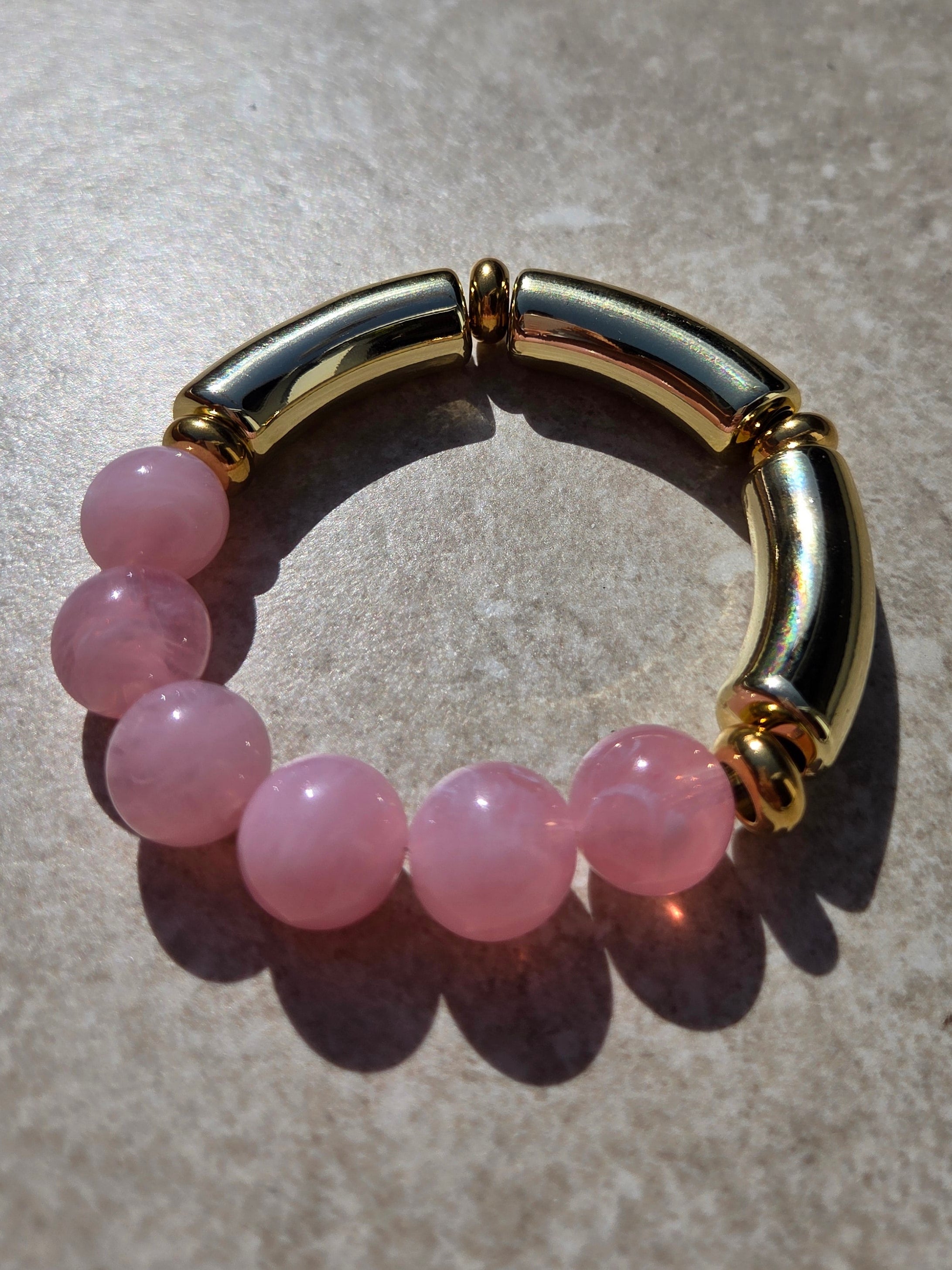 Fashion Jewellery Light Pink Bracelet