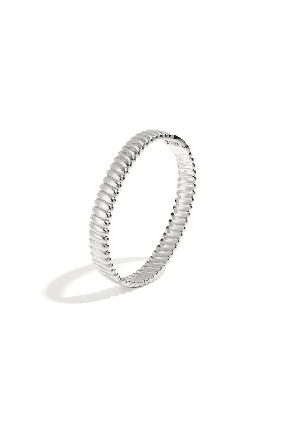 Chunky silver bracelet