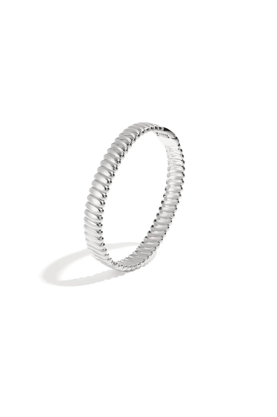 Chunky silver bracelet