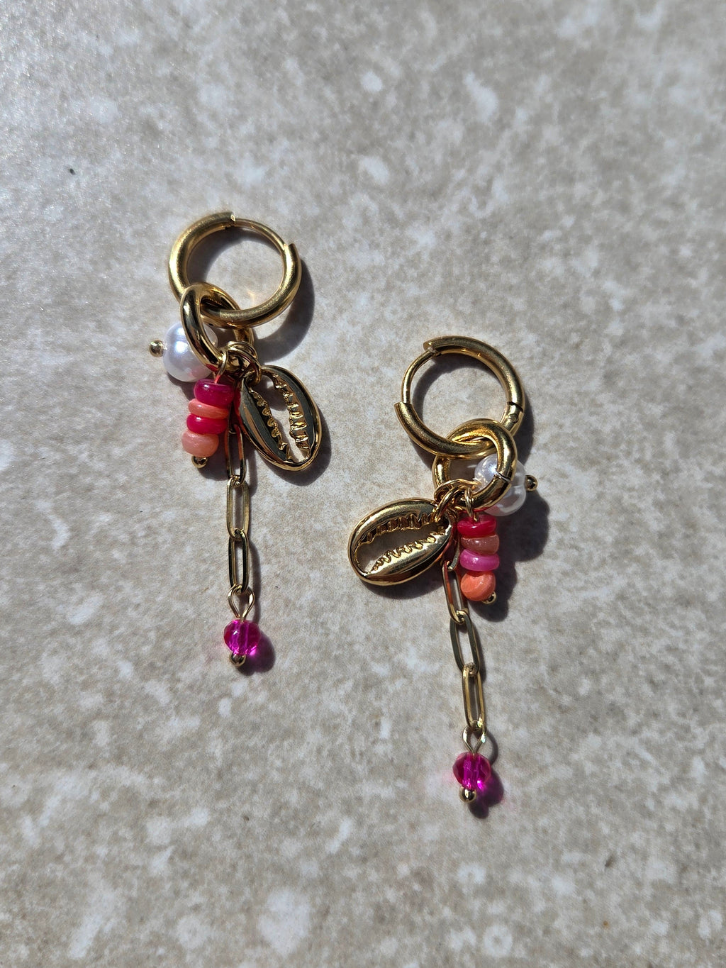 Dina earrings pink