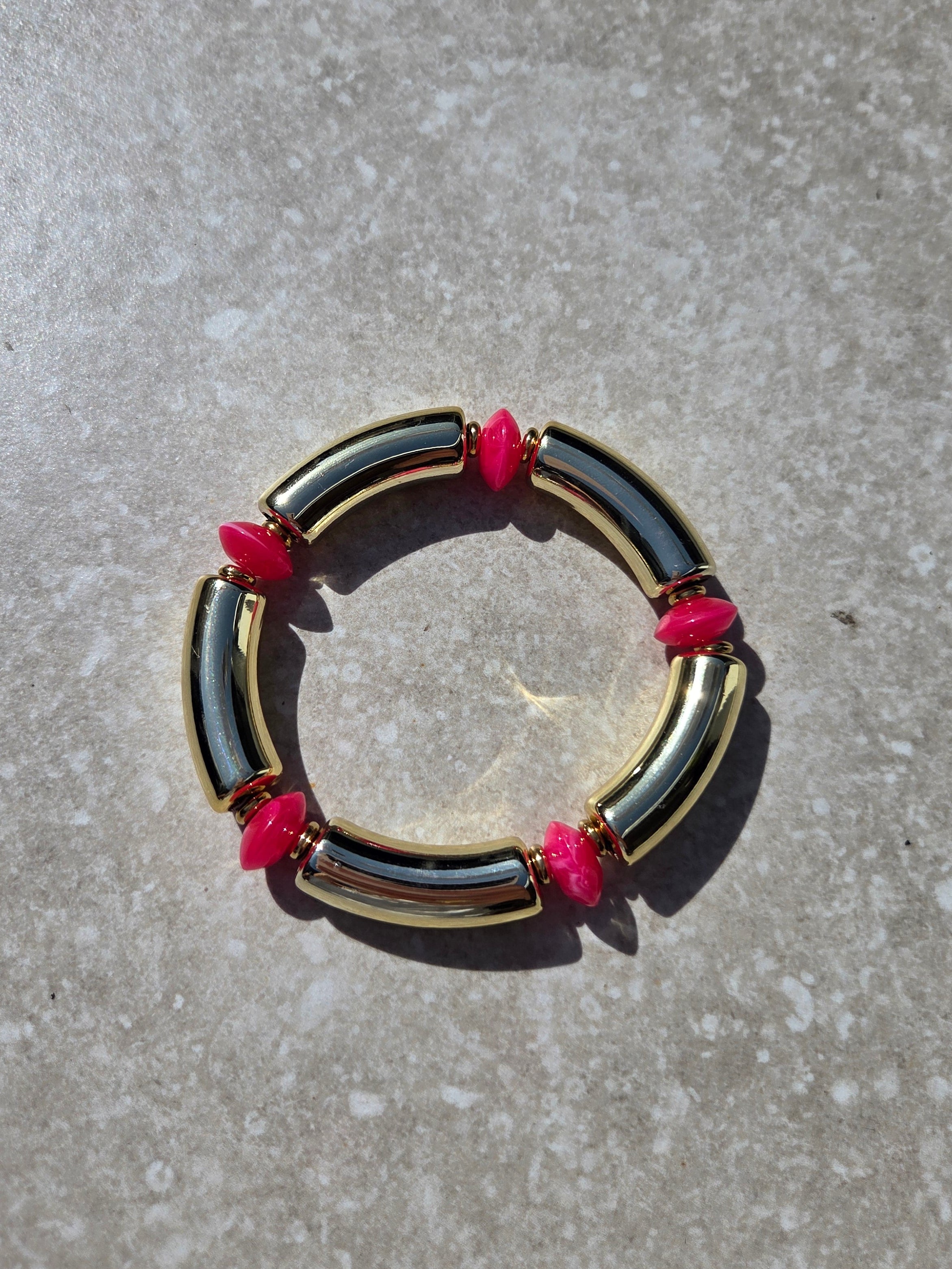 Fashion jewellery Fuchsia Bracelet