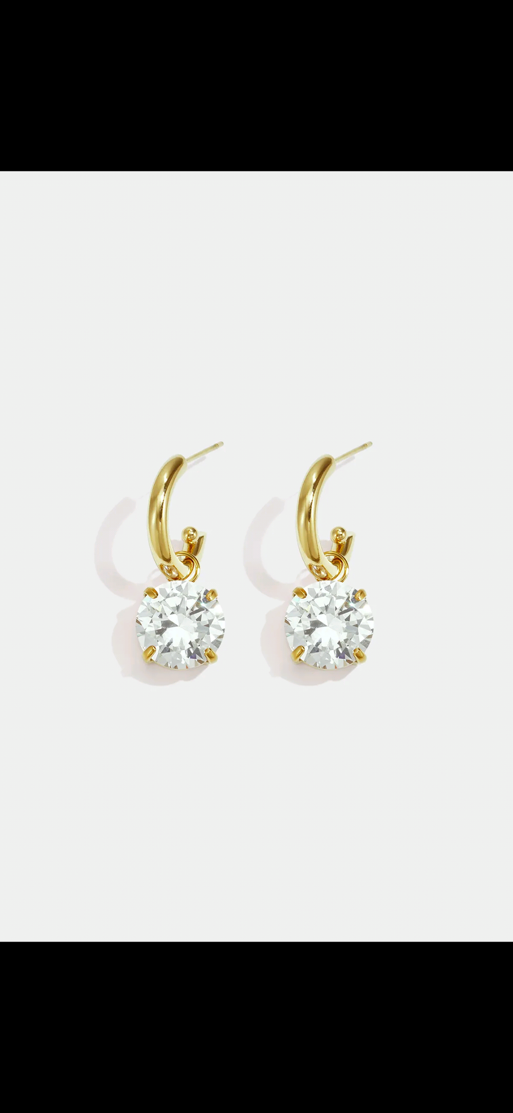 Premium round earrings