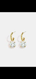 Premium round earrings
