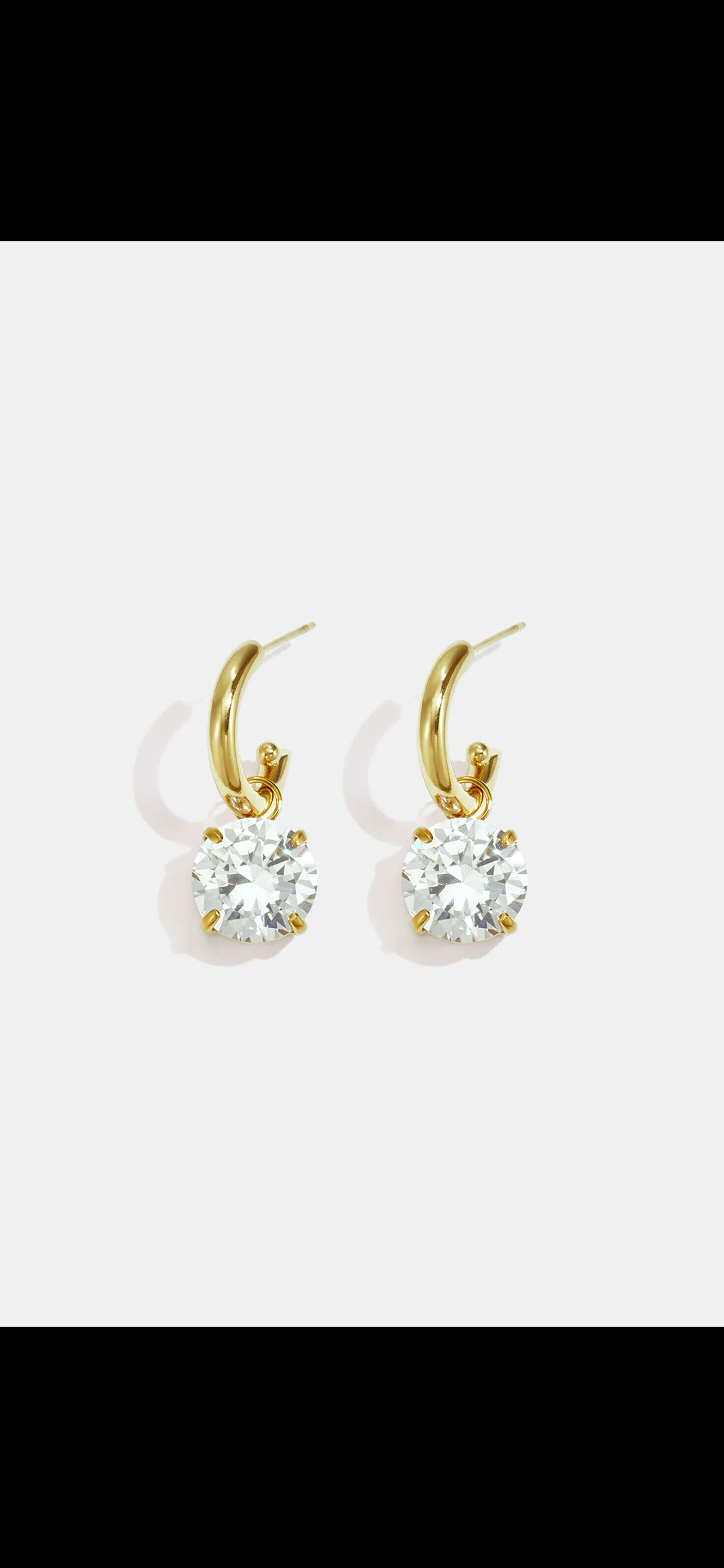 Premium round earrings