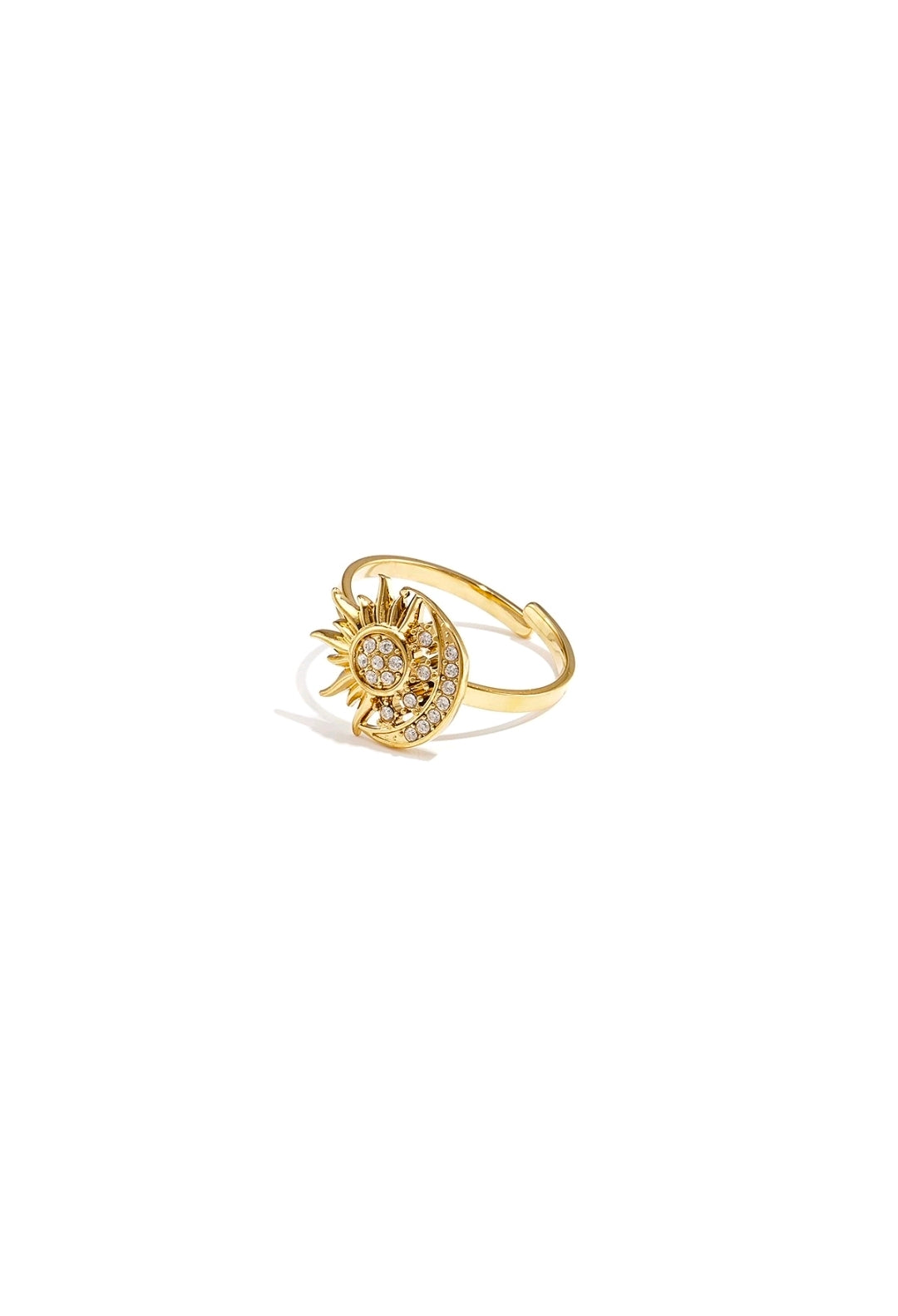 Sun and moon ring