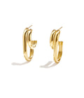 Double earring gold