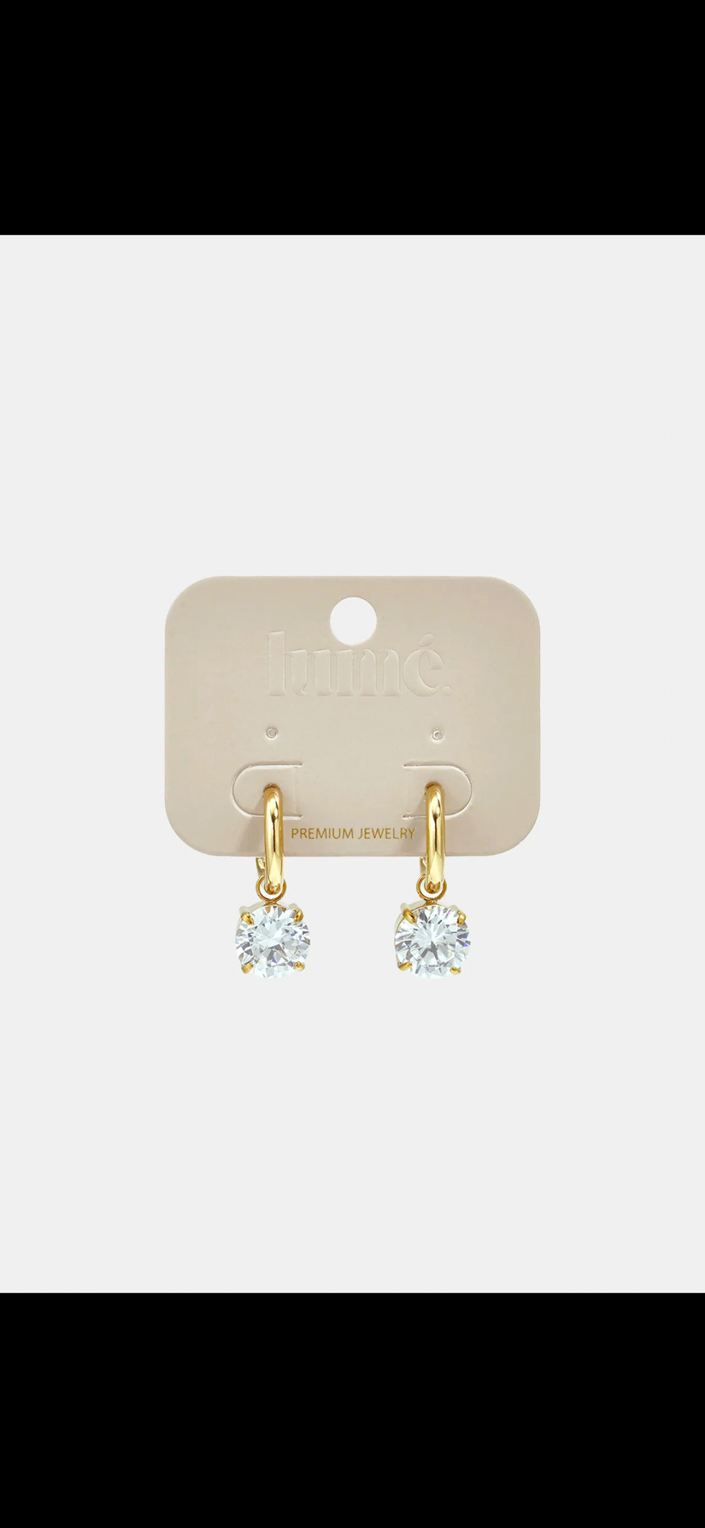 Premium round earrings