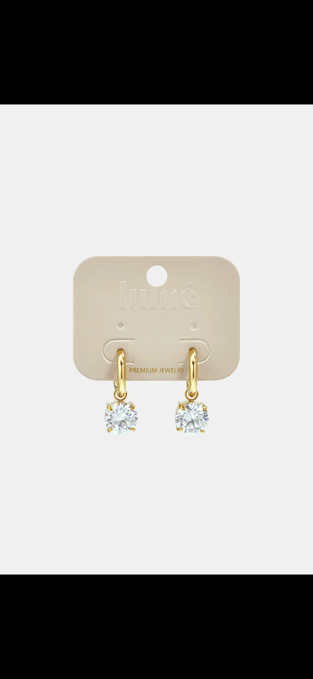 Premium round earrings