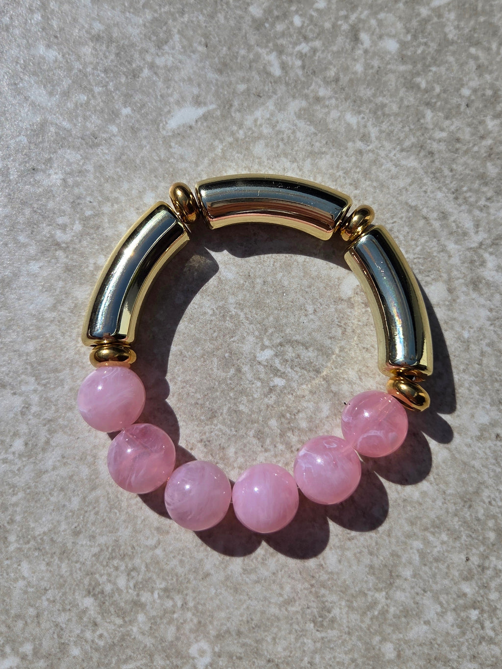 Fashion Jewellery Light Pink Bracelet