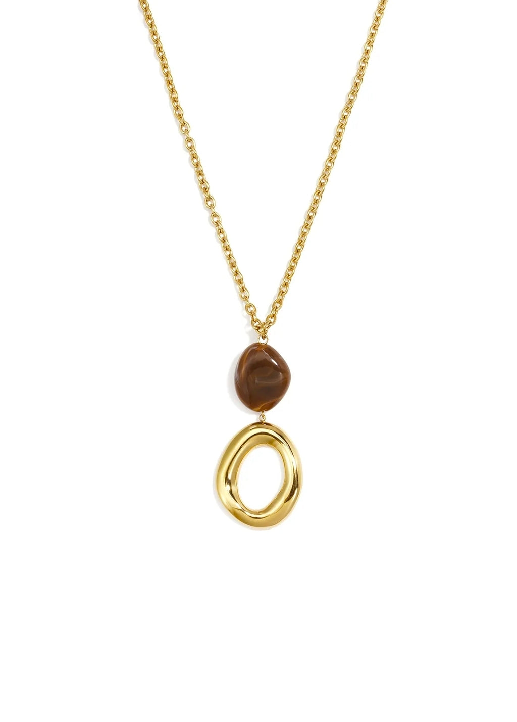 Kylie necklace brown