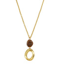 Kylie necklace brown