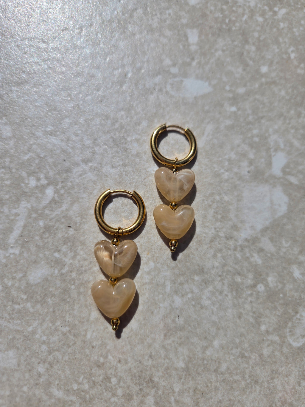Bibi earrings beige